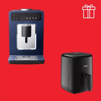 Автоматическая кофемашина EA89W410 + Аэрогриль Tefal Easy Fry Compact, 3 л EY145810