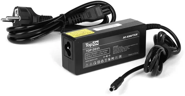 Адаптер питания для ноутбука TopOn TOP-DE65 Dell 19V 3.34A (4.5x3.0mm) 65W. PN: 043NY4, 05NW44