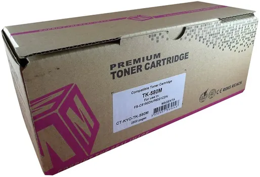Тонер-картридж ELP CT-KYO-TK-580M для Kyocera FS-C5150DN/P6021CDN TK-580M magenta 2.8K