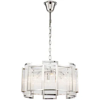 Подвесная люстра хрустальная MD0276-6C nickel iLamp Tribeca Nic
