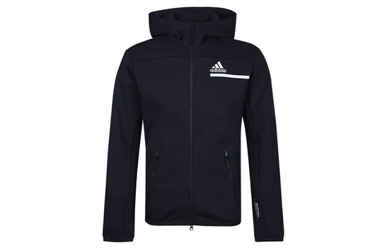 Куртка мужская темно-синяя Adidas, темно-синий