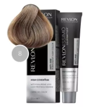 Revlon Professional Revlonissimo RNMT High Coverage - Краска для волос 8 Светлый блонд 60 мл