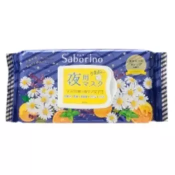 Saborino - Экспресс маска для лица тканевая ночная "Успей за 60 секунд", 28 шт
