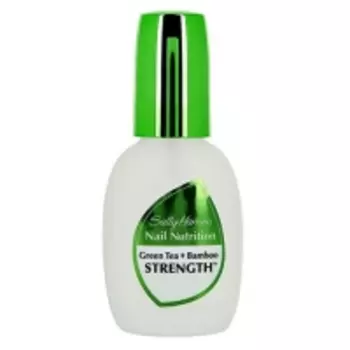 Sally Hansen - Средство 2 в 1: база и верхнее покрытие для восстановления и блеска Nail nutrition green tea + bambo, 13 мл