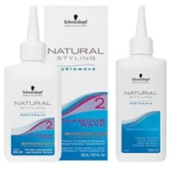 Schwarzkopf Natural Styling Glamour - Комплект для химической завивки 2, 180 мл
