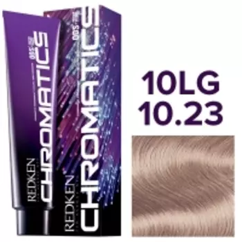 Redken Chromatics - Краска для волос без аммиака 10.23-10LG мерцающий-золотой, 60 мл
