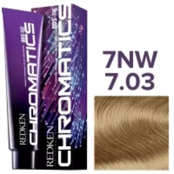 Redken Chromatics - Краска для волос без аммиака 7.03-7NW натуральный-теплый, 60 мл