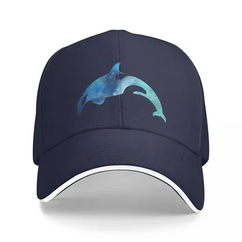 Orca Killer Whale, синяя акварель, силуэт, художественная бейсболка, модная шляпа, мужская роскошная шляпа для мальчиков, женская шляпа