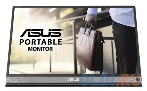 МОНИТОР 15.6" ASUS MB16ACMDarkGrey(IPS, LED, Wide, 1920x1080, 178°/178°, 250 cd/m, 800:1, +USB, )