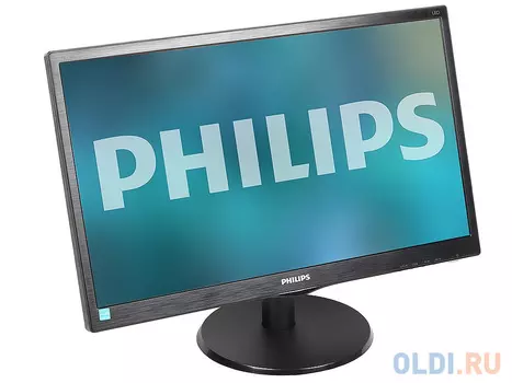 Монитор 21.5" Philips 223V5LSB/00(01) Black Hairline WLED, 1920x1080, 5ms, 250 cd/m2, 1000:1 (DCR 10M:1), D-Sub, DVI, vesa