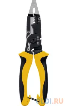 Многофункциональные клещи STAYER XM-21 резка d 14мм, зачистка 0.75–25мм2, кримпер 2.5мм2, плоскогубцы 210мм, 23342-21