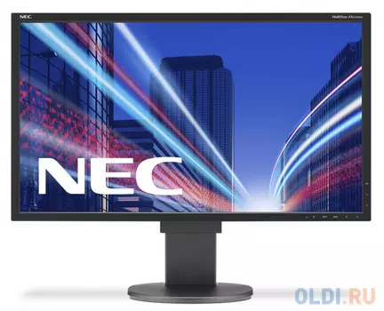 Монитор 22" NEC MultiSync EA223WM черный TN 1680x1050 250 cd/m^2 5 ms DVI DisplayPort VGA USB Аудио EA223WM