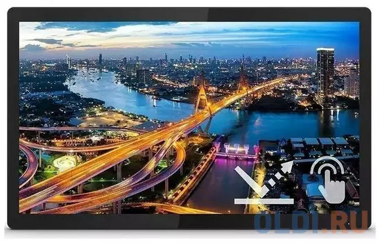Монитор 22" Philips 222B1TFL/00 черный IPS 1920x1080 400 cd/m^2 4 ms HDMI DisplayPort DVI VGA USB Аудио