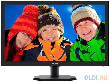 Монитор 22" Philips 223V5LSB2/10/62 черный TN 1920x1080 200 cd/m^2 5 ms VGA
