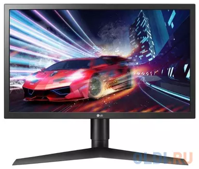 Монитор 23.6" LG 24GL650-B Black TN, 1920x1080, 144Hz, 1ms, 300 cd/m2, 1000:1 (Mega DCR), HDMI*2,DP, Headph.Out, HAS, Pivot, vesa