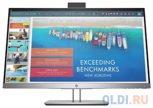 Монитор 23.8" HP EliteDisplay E243d черный серебристый IPS 1920x1080 250 cd/m^2 7 ms HDMI Mini DisplayPort VGA USB Аудио USB Type-C 1TJ76AA