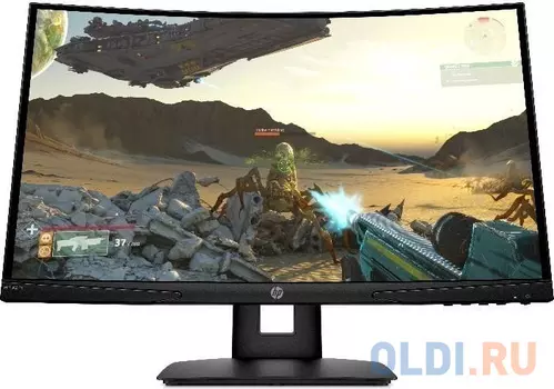 Монитор 23.8" HP X24c черный VA 1920x1080 300 cd/m^2 4 ms HDMI DisplayPort Аудио 9FM22AA