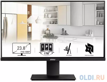 Монитор 23.8" MSI Pro MP241 черный IPS 1920x1080 220 cd/m^2 7 ms HDMI VGA 9S6-3BA9CH-002