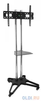 Мобильная стойка Arm media PT-STAND-1 серебристый для LCD/LED ТВ 32"-70" напольный фиксированный max 70 кг
