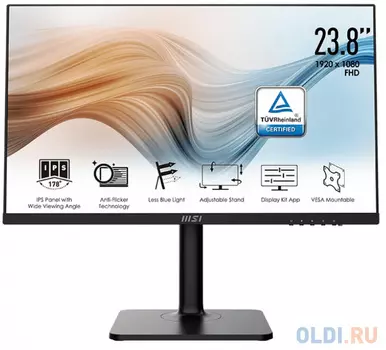 Монитор 23.8" MSI MD241P черный IPS 1920x1080 250 cd/m^2 5 ms HDMI Аудио