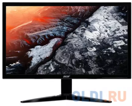 Монитор 24" Acer KG241BMIIX Black-Red 1920x1080, 1ms, 250 cd/m2, 100M:1, D-Sub, HDMI*2, 2Wx2, vesa