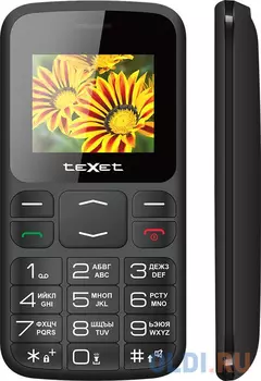 Мобильный телефон Texet TM-B208 черный 1.77" Bluetooth