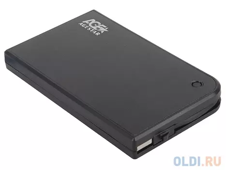 Мобил рек AgeStar 3UB2A14 (Black) usb3.0 to 2,5"hdd SATA алюминий
