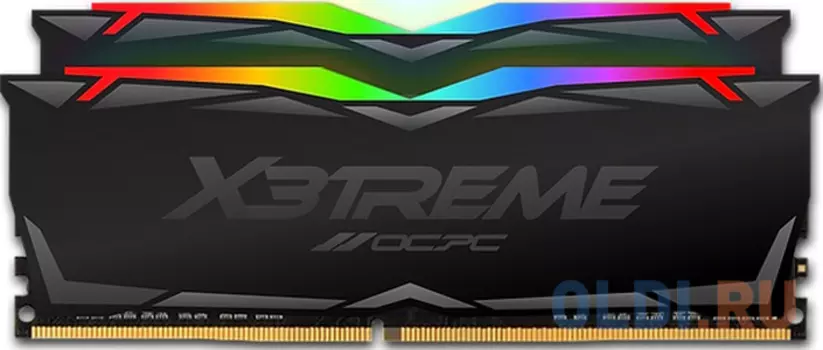 Оперативная память для компьютера OCPC X3 RGB DIMM 16Gb DDR4 4000 MHz MMX3A2K16GD440C19BL