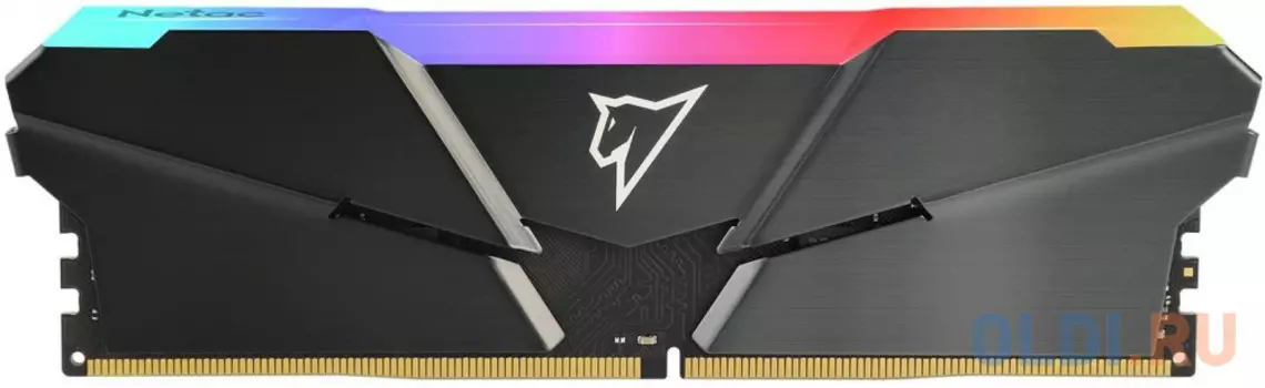 Оперативная память для компьютера Netac Shadow RGB DIMM 16Gb DDR4 3200 MHz NTSRD4P32SP-16E