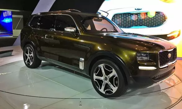 Хромированные накладки на боковые зеркала для KIA Telluride 2019 - 2020