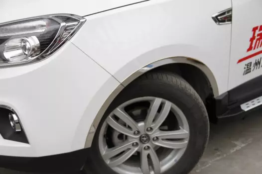 Хромированные накладки на колесные арки JAC S5 2013-
