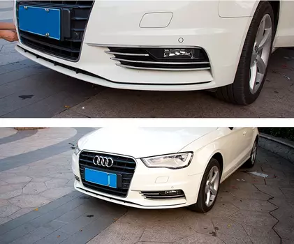 Хромированные накладки на противотуманные фары для AUDI A3 2016 -