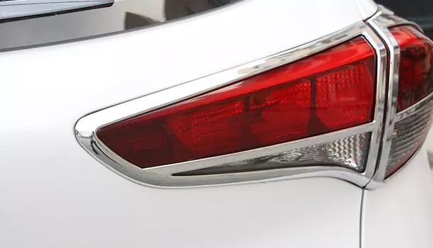 Хромированные окантовки оптики, фар и фонарей для Hyundai Tucson (2015- по н.в. )