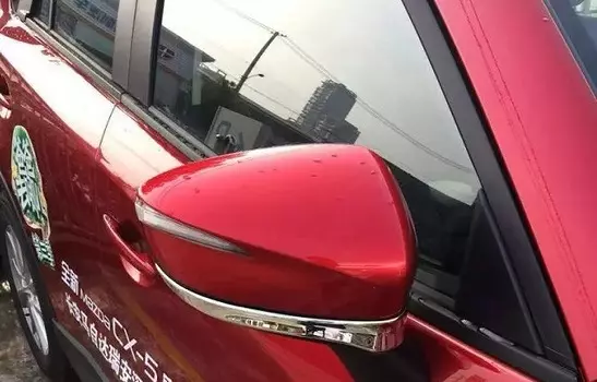 Хромированный молдинг бокового зеркала для Mazda CX-5 2017 -