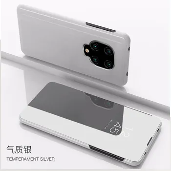 Умный зеркальный раскладной чехол для телефона Xiaomi Redmi Note 10 S 9s 9T 8T 8 9 Pro 9A 9C 8A K40Pro Mi 10T 11 Lite Poco X3 NFC чехол Fundas For Redmi Note 8 золотой