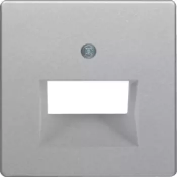 Розетка Berker Q.3 компьютерная двойная RJ45 6-й кат. алюминий с эффектом бархата
