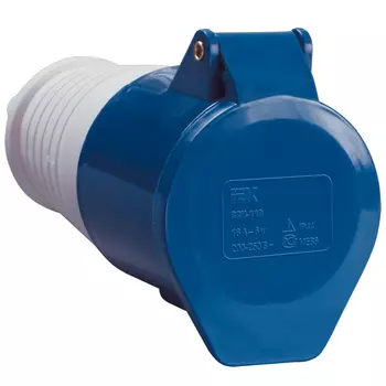Розетка кабельная IEK ССИ-213 PSR21-016-3 16А 220В 2P+PЕ