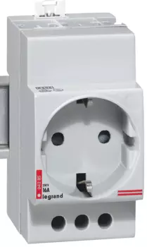 Розетка на DIN-рейку LeGrand немецкий стандарт 10/16А 004285