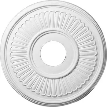 Розетка потолочная полиуретановая Decomaster DR 306 400х23 мм