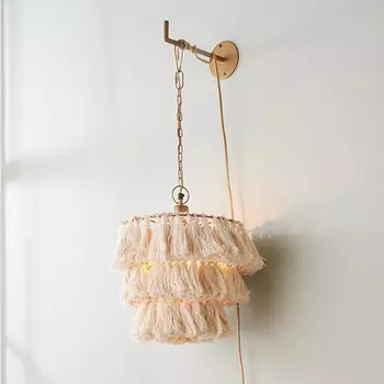 Подвесной светильник Tassel Wall Бежевый ImperiumLoft TASSEL-WALL01 (141055-26)
