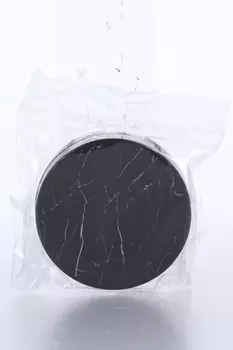 Контейнер Podarkovich Marble Black д/линз круглый черный