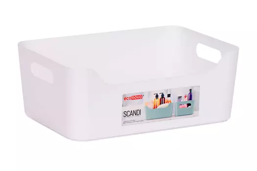 Корзинка Scandi универсальная 270х190х105 мм белая 4,6 л