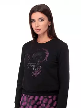 Кофты, джемперы 908В фуксия-черный