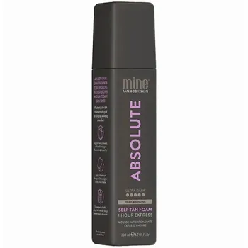 MINETAN Абсолютно темный мусс–автозагар, усиливающий пигментную базу Absolute Self Tan Foam 200.0