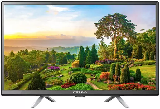 Телевизор LED Supra STV-LC24LT0075W черный/HD READY/60Hz/DVB-T/DVB-T2/DVB-C/USB (RUS)