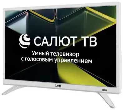 Телевизор LEFF 24H691T LCD 24" HD WHITE SALUT SMART