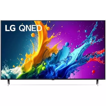 Телевизор LG 55QNED80T6A.ARUB 55"/черный титан/4K Ultra HD/60Hz/DVB-T/DVB-T2/DVB-C/DVB-S/DVB-S2/USB/WiFi/Smart TV (RUS)