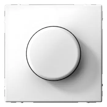 Светорегулятор Systeme Electric GAL000123 ArtGallery поворотно-нажимной LED, RC, 400Вт, механизм, Белый
