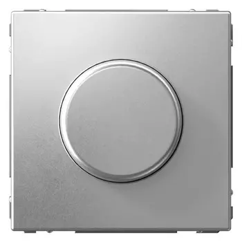 Светорегулятор Systeme Electric GAL000323 ArtGallery поворотно-нажимной LED, RC, 400Вт, механизм, Алюминий
