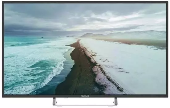 Телевизор POLARLINE 43PL52TC-SM LED 43" черный/серебристый FULL HD 60Hz DVB-T DVB-T2 DVB-C DVB-S2 USB WiFi Smart TV (RUS)